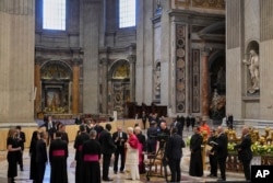 Падчас інтранізацыі папы