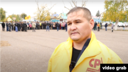 Айнур Хөсәенов, 2016 елда митингта