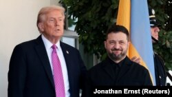 Дональд Трамп і Ўладзімер Зяленскі