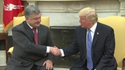 Trump Meets Ukraine's Poroshenko At White House