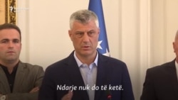 Thaçi: Nuk ka ndarje të Kosovës