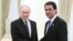 Președintele rus, Vladimir Putin, primindu-l la Kremlin pe Rustam Emomali, fiul președintelui tadjik, Emomali Rahmon