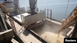 În mai, UE a permis Bulgariei, Ungariei, Poloniei, României și Slovaciei să interzică vânzările interne de grâu, porumb, rapiță și semințe de floarea soarelui ucrainene, permițând în același timp tranzitul acestor mărfuri pentru export în alte țări. 