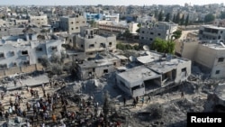 غزه در جریان یک هفته گذشته زیر ضربات شدید نیروهای هوایی و توپخانه اسرائیل بوده است