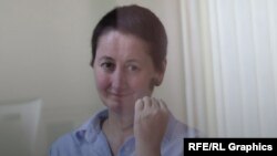 Mzia Amaglobeli u sudnici u Batumiju, Gruzija, 3. avgusta 2025