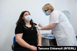 სოფო ჭალიძის აცრა