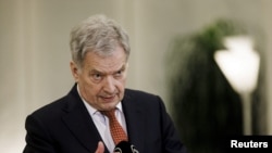 Финляндиянын президенти Саули Ниинистё. Хелсинки, 12-май 2022-жФиыл