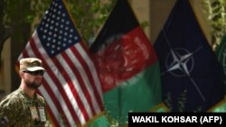 پرچم نانتو، افغانستان و امریکا