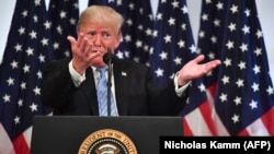 دونالد ترمپ رئیس جمهوری ایالات متحده امریکا 