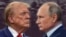 Дональд Трамп и Владимир Путин. Коллаж