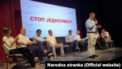 Lideri Saveza za Srbiju u Šapcu 1. avgusta 2018.