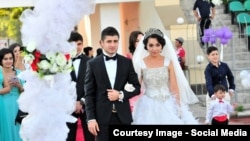 File photo of a wedding in Tajikistan.