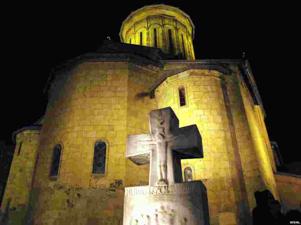 Sioni Cathedral was the main Georgian Orthodox cathedral until the Holy Trinity Cathedral (pictured) was consecrated in 2004.
