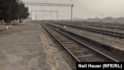 The Yeraskh railway station in southern Armenia, where an old Soviet rail line, abandoned for a generation, is set to run once again. 