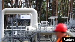 Gazsjellësi Rrjedha Veriore 1 në Lubmin, në Gjermani. 
