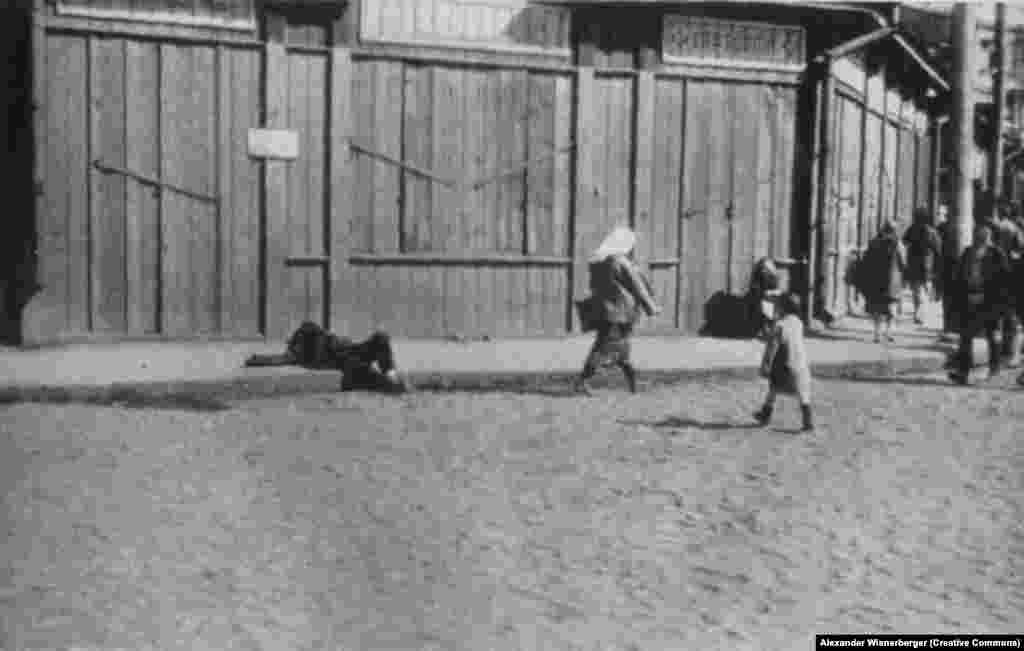 Для жителей Украины тех лет увидеть на улице умирающего от голода человека было обыденным явлением.