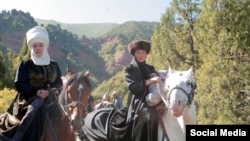 "Манастын уулу Семетей" тасмасынын тартылуу учуру.