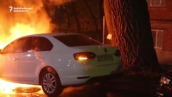 Protest At Russian Embassy In Kyiv After Ukrainian Ships Seized
