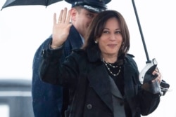 Kamala Harris, vicepreședintele Statelor Unite, fotografiată pe 9 martie 2022, cu puțin timp înainte de a decola înspre Polonia