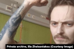 Ільля Жалезьнякоў у шпіталі, архіўнае фота