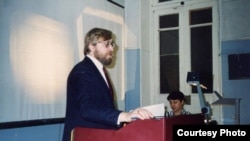 Абрамов на защите диссертации в Переславле