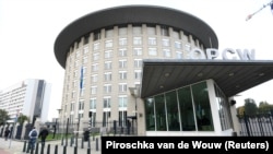 The headquarters of the Organization for the Prohibition of Chemical Weapons at the The Hague, the Netherlands. (file photo)