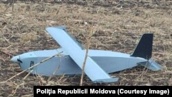 Dronă rusească găsită la Coșernița, raionul Criuleni, în noiembrie 2024.