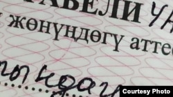 2019-жылкы бүтүрүүчүлөргө берилген аттестаттагы ката.