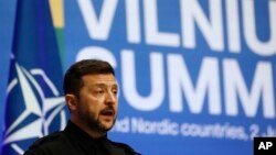 Уладзімер Зяленскі на саміце ў Вільні 2 чэрвеня. Ілюстрацыйнае фота. 