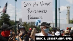 Атлантадагы нааразылык акциясы. 13-июнь, 2020-жыл