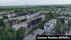 Qyteti i Pokrovskut në lindje të Ukrainës. Maj, 2025.