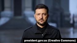 Presidenti ukrainas, Volodymyr Zelensky. 21 nëntor 2025. 