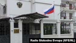 Зградата на руската амбасада во Скопје.