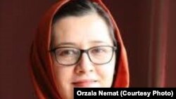  په کابل کې د افغانستان د څېړنې او ارزونې ادارې رئیسه اورځلا اشرف نعمت
