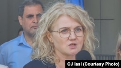 Alina Belu, fostul manager al Spitalului de Copii din Iași.