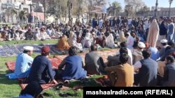 بنو کې د ورکو کسانو کورنیو احتجاج