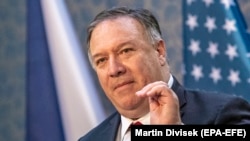 Secretarul de stat american Mike Pompeo în vizită la Praga