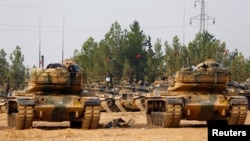 Along with its proxy rebel forces, the Turkish intervention into the conflict in Syria was the beginning of the advance on the Islamic State stronghold of Dabiq. (file photo)