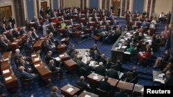 АКШ Сенатынын мурдагы отурумдарынын бири. 2020-жылдын 5-февралы.