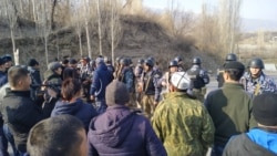 На границе Кыргызстана и Таджикистана. 14 марта 2019 года.
