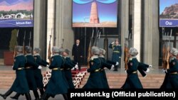 Садыр Жапаровдун инаугурациясы маалында тартылган сүрөт, 28-январь, 2021-жыл