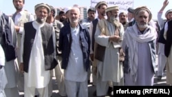 آرشیف - اعتراض شماری از متقاعدین در کابل