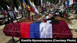 Кирилл Нысанбаевтың жаназасы. Челябі, 17 шілде, 2025 жыл.
