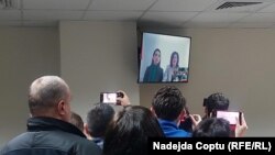 Moldova: Evghenia Gutul and Svetlana Popan during the session at the Court of Appeal, October 13, 2025.