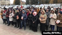 Татарстан Дәүләт шурасы алдында татар телен яклау чарасы, 26 октябрь 2017