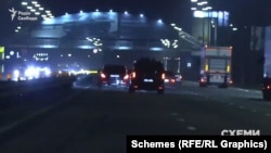 Далі авто виїхало на Столичне шосе й попрямувало в сторону Конча-Заспи, де його знову почав супроводжувати мікроавтобус з «глушилками»